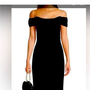 Antonio Melani black off the shoulder dress